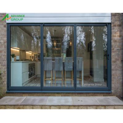 China USA Standard Modern Aluminum Bifold Door Aluminum Bifold Door for sale