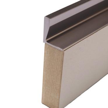 China Easy installation customized size and color cabinet or wardrobe handles aluminum profiles for sale