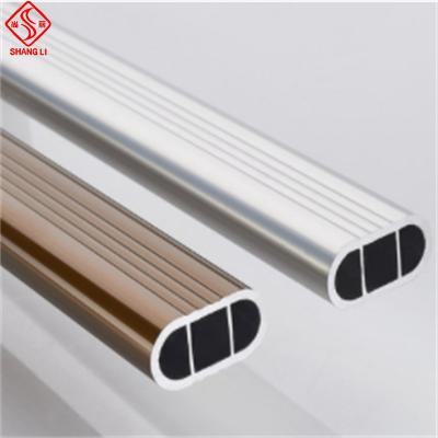 China Durable Aluminum Handrail Tube Support Cabinet Hardware For Wardrobe Aluminum Handrail Tube Support for sale