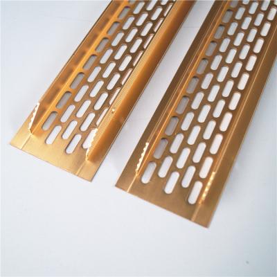 China Durable Rectangular Aluminum Decorative Air Vent Grille Breathable Vent For Cabinet Doors for sale