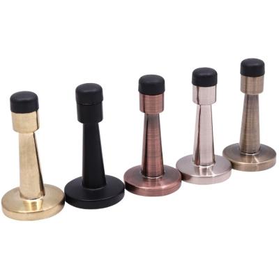 China Hot Sale Modern Wall Mounted Bathroom Silicone Rubber Door Stopper Brushed Nickel Door Stops Handle Door Stopper Along for sale