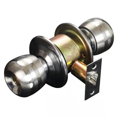 China Household Anti-theft Stainless Steel Universal Wooden Door Spherical Rotary Door Lock Security And Lock for sale