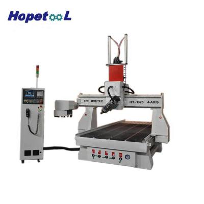 China Garment shops good after service 4axis cnc router machine / 4axis wood working router for sale