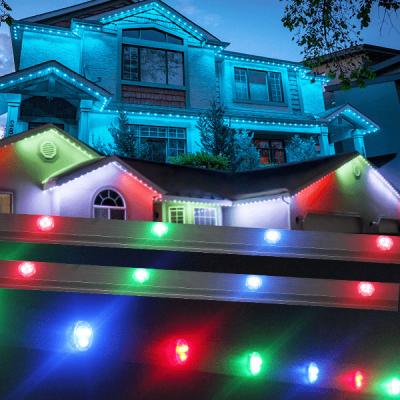 China RGBW Chasing AOYING USA CA DC 12V 24V 30mm RGBW Holiday IP68 Hot Sale Outdoor Permanent Light Waterproof Pixel Led Dot Light for sale