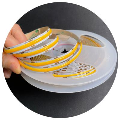 China PCB Width: 8mm Aoying 2023 Popular COB RGB Led Strip Light 8mm 320Leds/M 24V Ip67 Waterproof Flexible RGB Led Strip For Room for sale