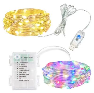 China Aoying LED Lights Custom Waterproof Colorful Small Flashing Lights String Lights New Year Christmas Spring Festival Decoration for sale