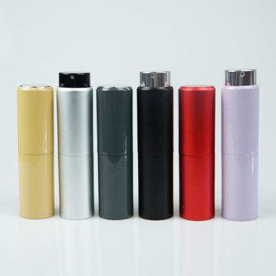 China Travel Cosmetic Size Refillable Twist Up Pocket Perfume Spray Atomizer 8ml Make Your Own Logo for sale