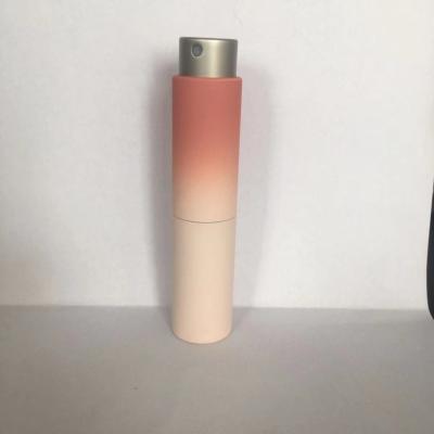 China Wholesale Cosmetic Luxury Twist And Spray Aluminum Mist Pump Spray Bottle 8ml 10ml for sale