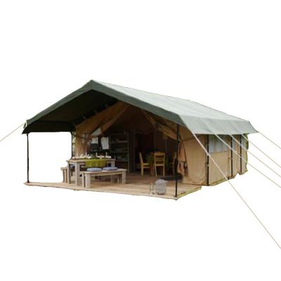 China UV-resistant white canvas safari tent glamping tent on sale for sale