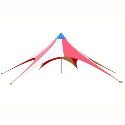 China Right tie type secondary color star tent for sale