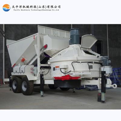 China Pacific Type 15m3/h MB1200 Building Material Stores New Mobile Concrete Batching Plant for sale