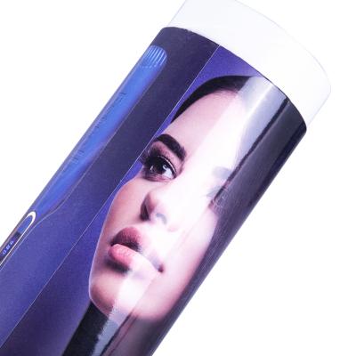 China Custom Recycled Materials Round Eco - Friendly Paper Tube Cardboard With Personalized Printing Paper Cans Packaging for sale