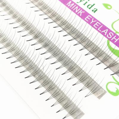 China Natural Long Individual Lashes 100% Natural 3D Volume Handmade Long Eyelashes Extensions for sale