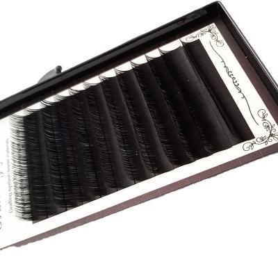 China Silk grafted false eyelash 0.10 thick and long single planting eyelash dense row DIY crisscross protein eyelash for sale