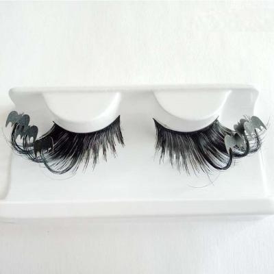 China Series False Eyelashes Stage Exaggeration Carnival Eyelashes Crisscross Exaggerated Thick Bat Curled Eyelashes for sale