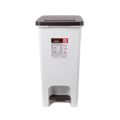 China Flat Cover Bedroom Pedal Bin Stocked Plastic Cabinet For Modern Kitchen for sale