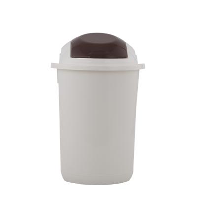 China 10 Liter Kitchen Round Rubbish Bin Stocked Trash Can In Plastic Low Price for sale