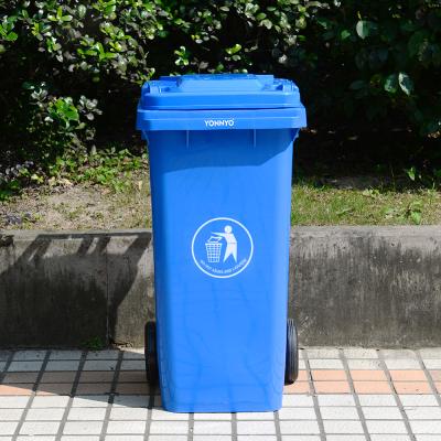 China Stored Municipal Collect 120 Vegetable Garbage Waste Bin With Cover for sale