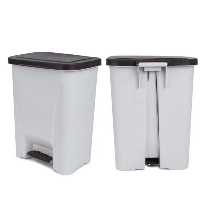 China Stored 25l Indoor Waterproof Small Home Use Rubbish Bin For Kitchen With Lid for sale