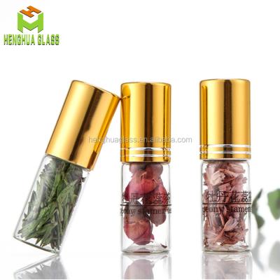 China Saffron Saffron 8ml Saffron Mini Glass Bottle Tube Boron Silicate 1g Tiny Glass Vials Saffron Packaging for sale