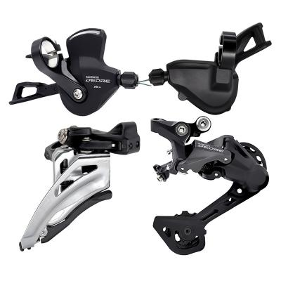 China MTB Bike SHIMANO DEORE M4100 2X10 Gear Derailleurs Groupset For MTB Bike M5100-L FD-M4100-M 20s 10s Rear Derailleur Kit Bicycle Parts for sale