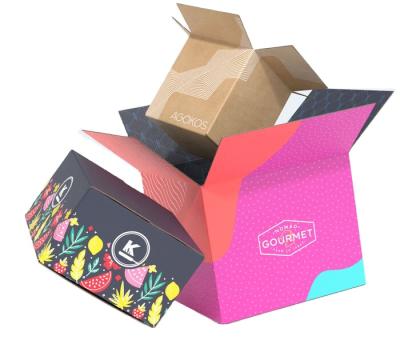 China Recycled Materials Printed Logo Packaging And Printing Mailer Shipping Custom Paper Corrugated Box for sale