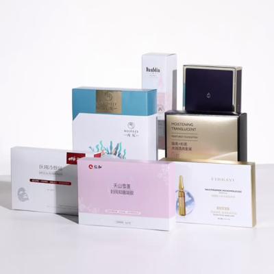 China Logo Luxury Cardboard Paper Cosmetic Custom Recyclable Boxes Lipstick Skin Care Make Up Perfume Packaging Gift Boxes for sale