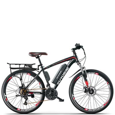 China High Carbon Steel Eectric Bike 26 Inch Lithium Electric Power Off Road Variable Speed ​​Battery Mountain Bike Spoke for sale