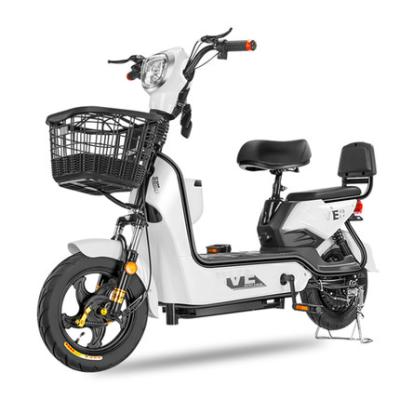 China Mini Type 14 Inch 48V 12/20A Mini Electric Bicycle 350W Motor With Lithium Battery Lightweight Men And Women Bike for sale