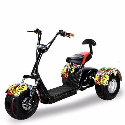 China Citycoco Electric Men Scooter High Performance Three Wheel Motor Durable Quick Start Attract Eyeballs Integral Scooters for sale