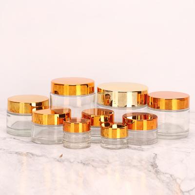 China Eye Cream Jar Cosmetic Customizable Skin Care Bottle Sub-bottling Portable Frosted Cosmetic Jar For Travel for sale