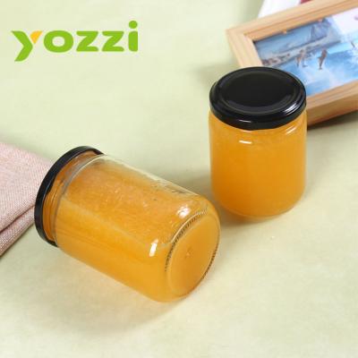 China Empty Glass Fruit Mason Jars With Lid Storage Spice 195ml 240ml 350ml High Quality Wide Mouth Food Grade for sale