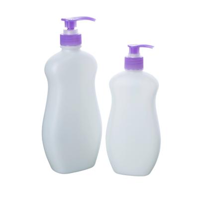 China BEAUTY PACKAGING 750ml Baby Shampoo Liquid Soap Wash Bottles PE PET Material Cosmetic Pump Bottle for sale