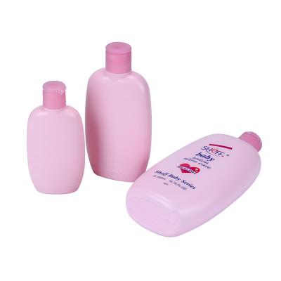 China BEAUTY PACKAGING 500ml PE Bottle Empty Baby Lotion Bottle Flip Top Lotion Bottle Good Quality for sale