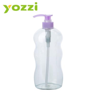 China New cosmetic innovative product empty PET bottle keeping liqid / gel PET bottle with pressure pump for sale