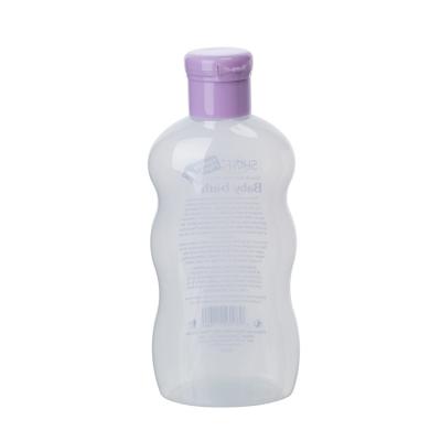 China Hot Sell BEAUTY PACKAGING Factory Price 200ml PET Empty Bottle For Bath Filling Products With Flip Cap for sale