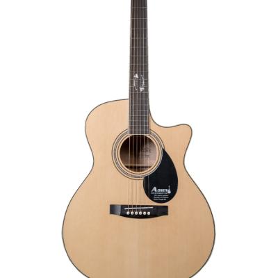 China Plywood Guitar Beginner Acoustic Guitar 6 String New 41 Inch Top Body OEM for sale