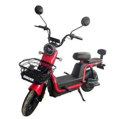 China China 350w 500w 48v c steel cheap electric bike with pedals ebike for adults electric moped bike fast for sale