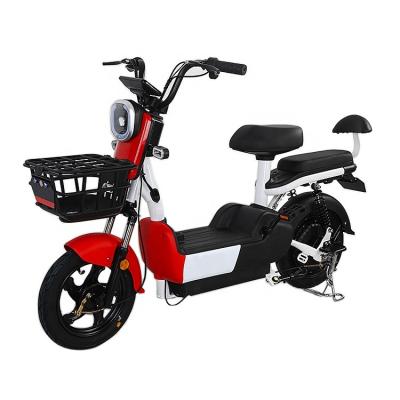 China 350w 500w 2 Wheels Electric City Bike Electric Scooter 48v Moped With Pedal Removable Battery for sale