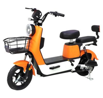 China Steel cheap electric bike with pedals E battery 48v 500w electric ebike low moped price for sale