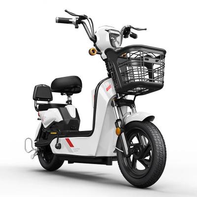 China Best selling best selling low price steel 2 seats cheap electric bike ebike 48v20ah electric moped for sale