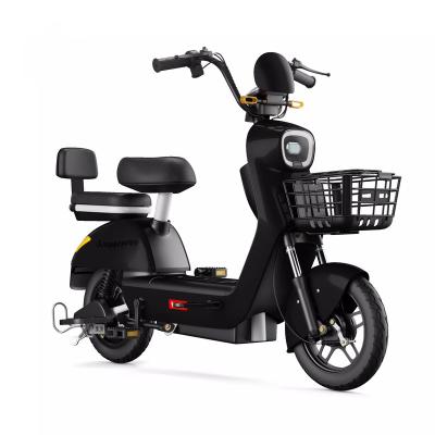 China Factory Cheap Price Electric Bike Steel With Moped Lead Acid Battery 500w Electric Bike With Pedals for sale