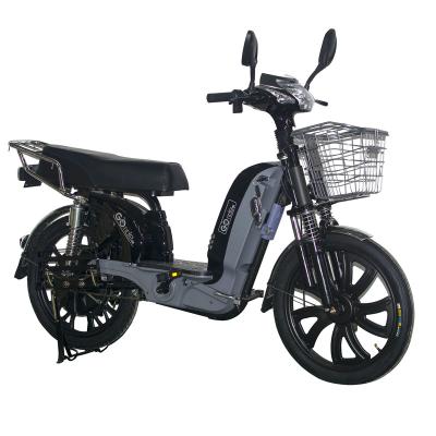 China Steel Lead Acid Battery 300kg Maximum Loading Electric Bicycle Ebike Fit For Adults Heavy Duty Electric Moped for sale