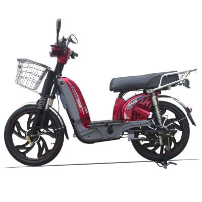 China 60v long range 800w steel cheap adult electric bike with pedals for delivery electric bicycle for sale