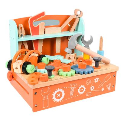 China MODEL TOY Montessori Material Wooden Tool Set for Kids STEM Toys Toddler Montessori Educational Material Toys Building Toys for sale