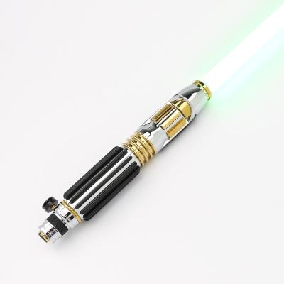 China Dupengda Mace Windu Metal Hilt Star Wars Heavy Duty Dual Blade Lightsaber Aluminum Alloy With High Sensitive Smooth Swing Toy For Kid for sale