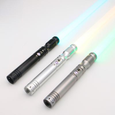 China Aluminum alloy& Dupengda E06 FOC Lightsaber Metal Handle Toys FOC Heavy Duel Fight Saber Led Saber Light Up Flashing Light Polycarbonate with 10 or 27 Sounds for sale