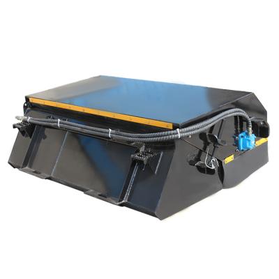 China Machinery Repairs Workshop Loader Trailer Mini Skid Steer Attachments Rbs-84 High Quality Road Snow Sweeper Used For Machinery Cleaning for sale