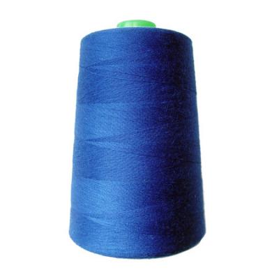 China Blue / Red / White spun polyester sewing Thread , Colorful Sewing Machine Threads for sale