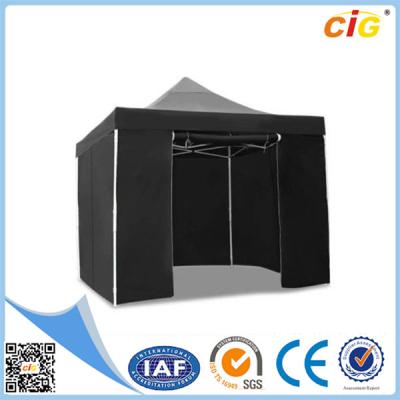 China el negro 3x3 surge la carpa plegable al aire libre del partido del mercado de la tienda del Gazebo en venta